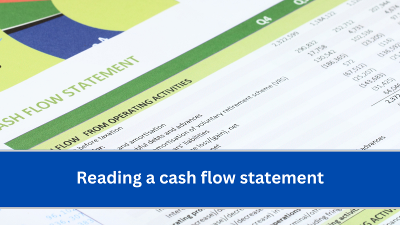 Learn to read your cash flow statement