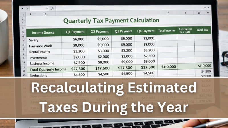 Do I Need to Recalculate My Estimated Taxes During the Year?